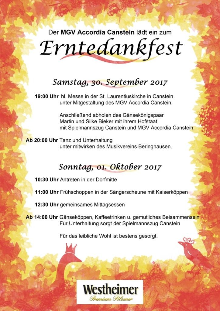 Erntedank 2017