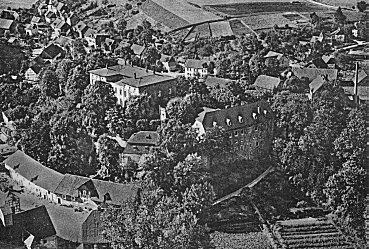 Dorf Canstein. Luftbild von Osten um 1925 Dorf Canstein. Luftbild von Osten um 1925
